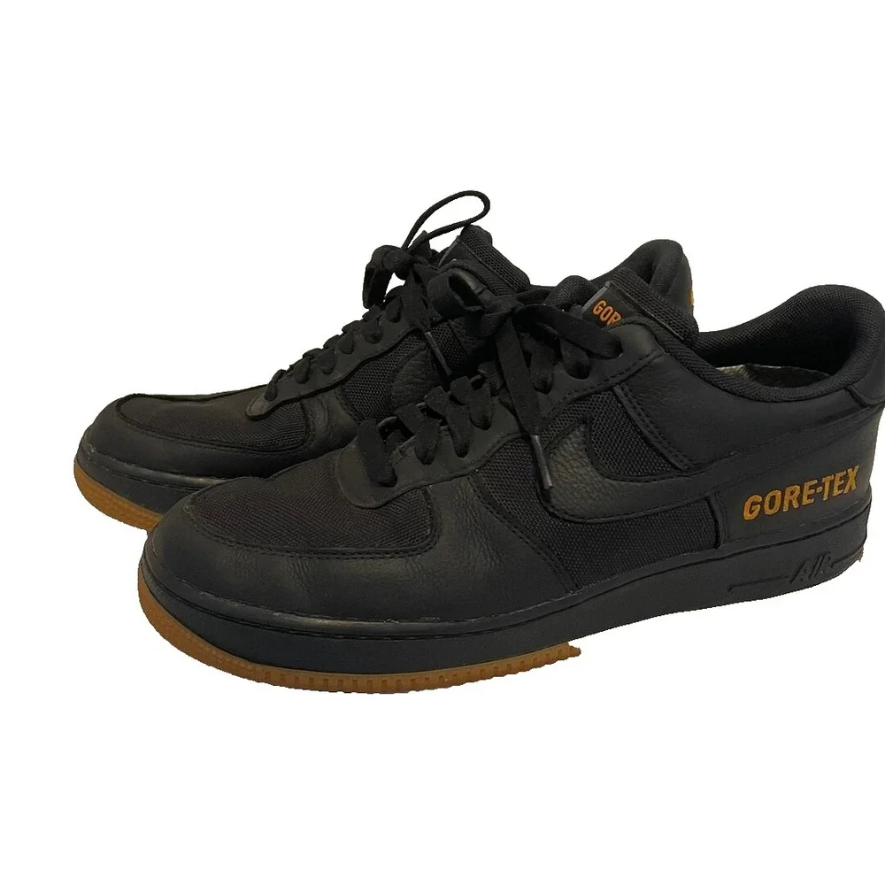 Nike Air Force 1‎ Low Black Gore-Tex Sneakers Leather